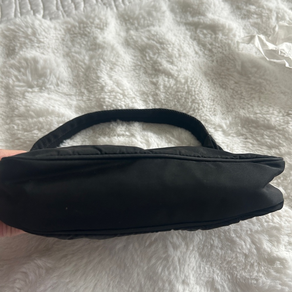 Prada Classic Black Nylon Shoulder Bag - Picture 3 of 5